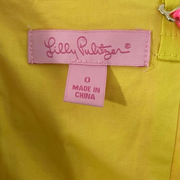 Lilly Pulitzer Hotty Pink Geometric Tank Top Size 0 - Picture 3 of 6